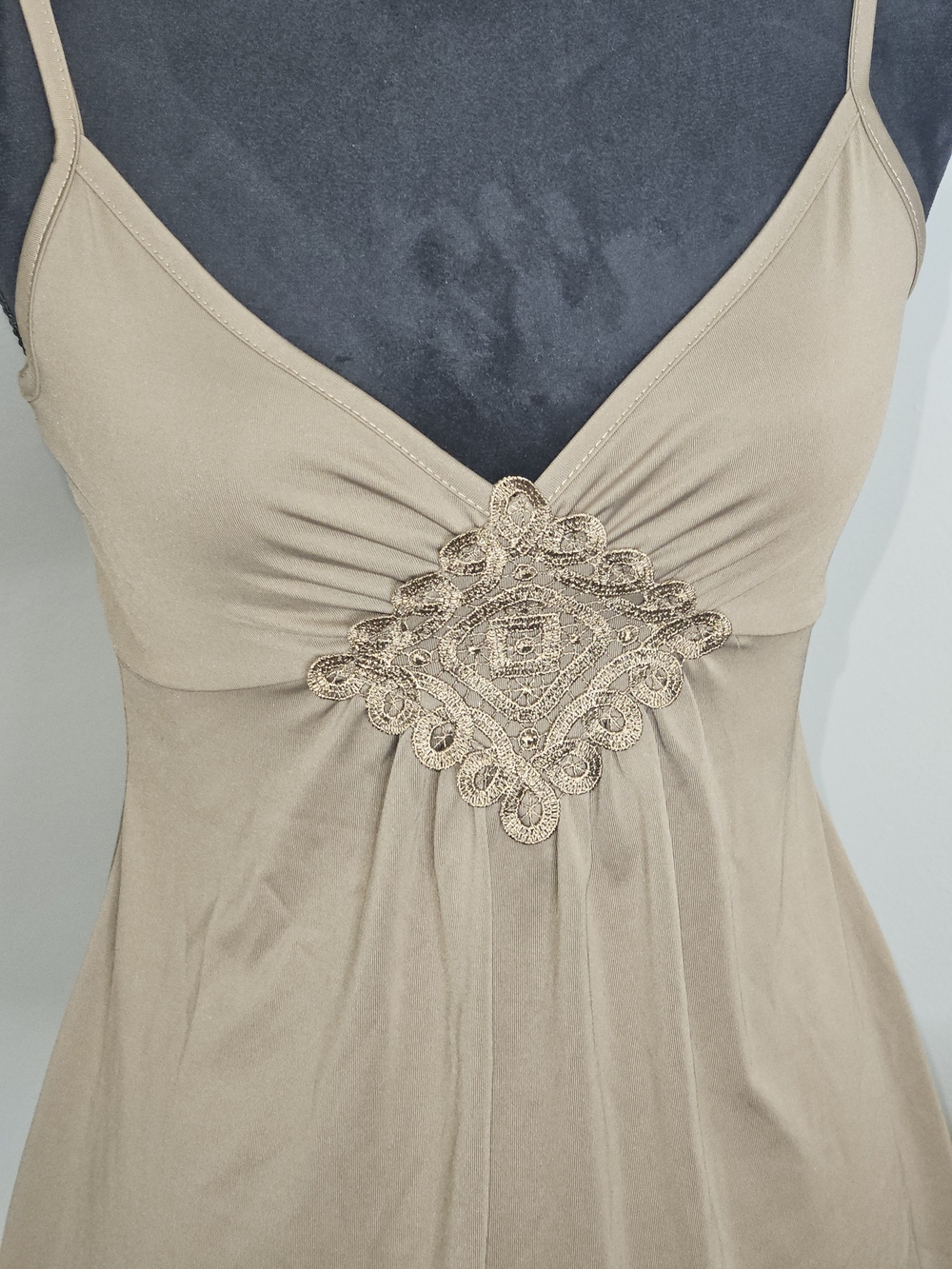 Brown Boho Tank Top - Picture 2 of 4